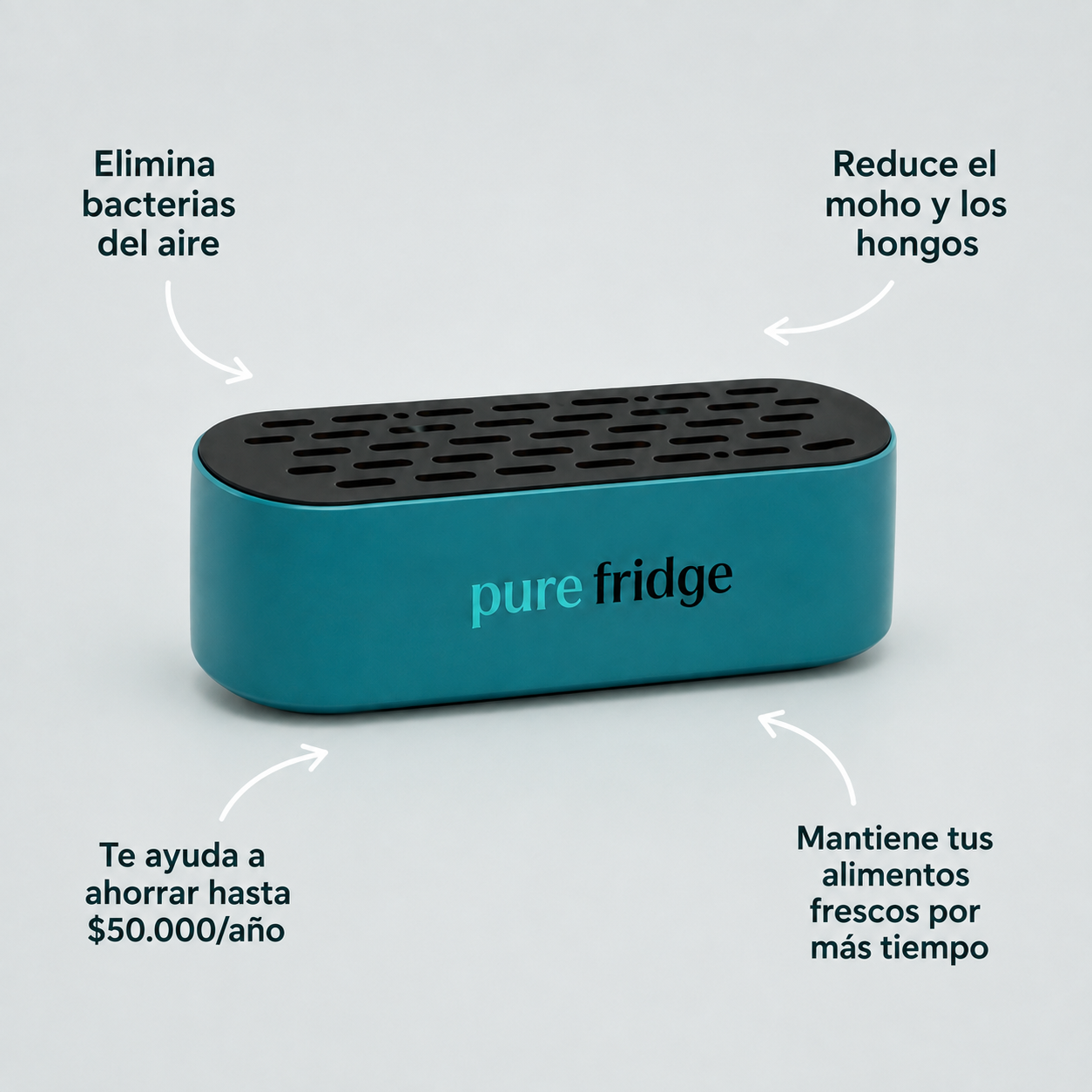 Pure Fridge | Elimina el mal olor de tu refrigerador